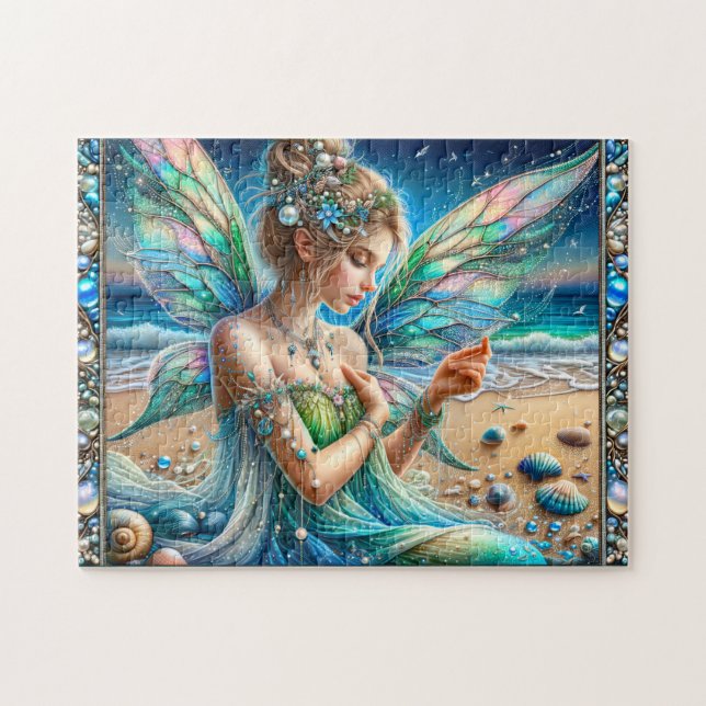 Quebra-cabeça Seaside Fairy of Shimmering Wings (Horizontal)