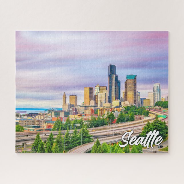 Quebra-cabeça Seattle, Washington, Estados Unidos (Horizontal)