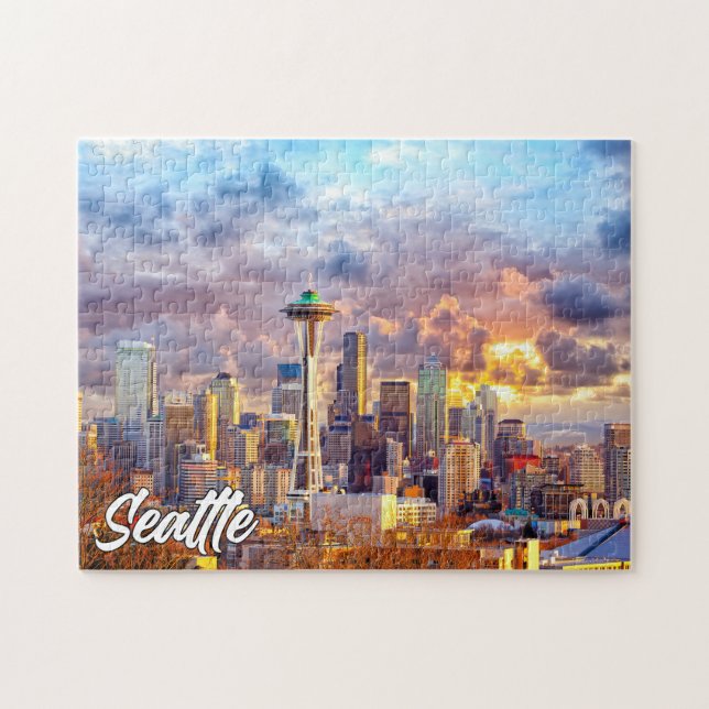 Quebra-cabeça Seattle, Washington, Estados Unidos (Horizontal)