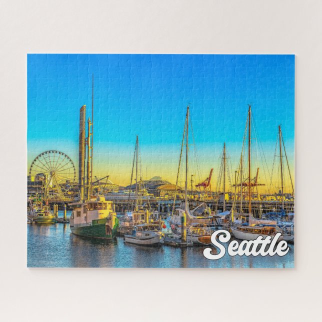 Quebra-cabeça Seattle, Washington, Estados Unidos (Horizontal)