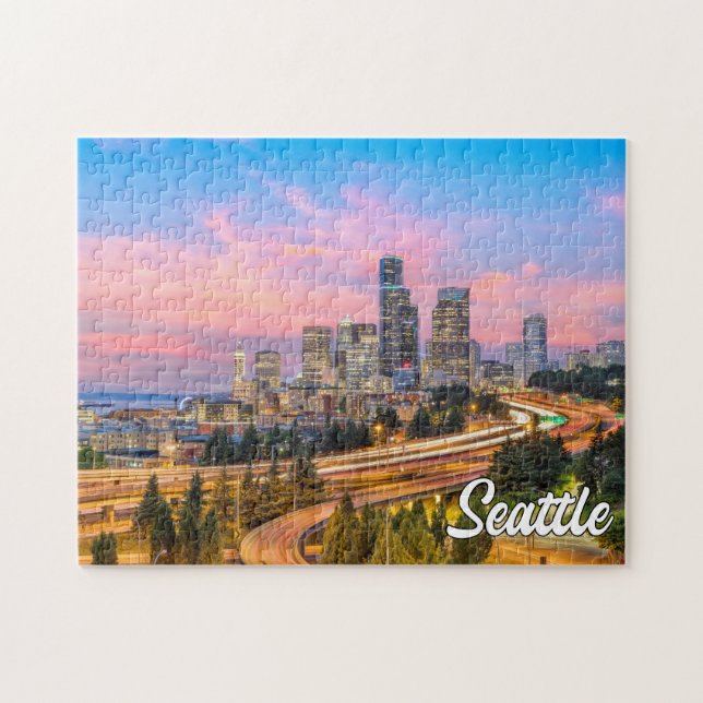 Quebra-cabeça Seattle, Washington, Estados Unidos (Horizontal)