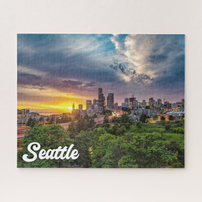 Quebra-cabeça Seattle, Washington, Estados Unidos (Horizontal)