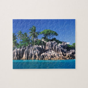Quebra-cabeça Seicheles. Ilot St. Pierre (perto de Praslin
