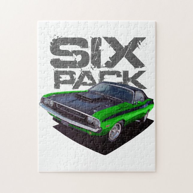 Quebra-cabeça Seis pacotes (Vertical)