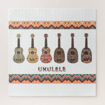 Seis padrões Ukulele
