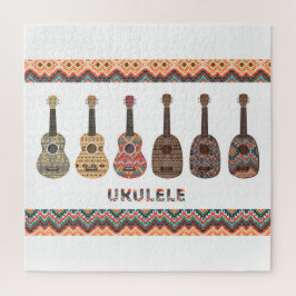 Quebra-cabeça Seis padrões Ukulele