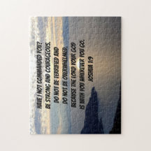 Seja Forte E Corajosa Joshua 1:9 Lake Sunset