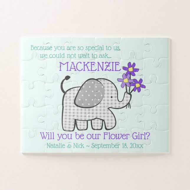 Quebra-cabeça Seja Minha Pergunta De Menina (Horizontal)