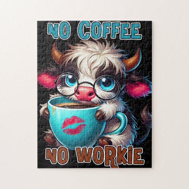 Quebra-cabeça Sem Café Não Funciona  (Vertical)