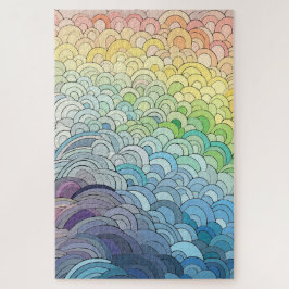 Quebra-cabeça sem fim de Pastel Rainbow