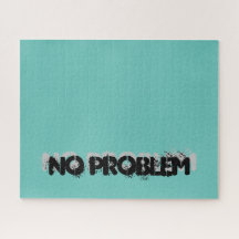 Sem problemas Seu Duro Azul de Texto Difícil