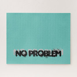 Quebra-cabeça Sem problemas Seu Duro Azul de Texto Difícil
