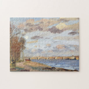 Quebra-cabeça Sena no Argenteuil Monet Fine Art