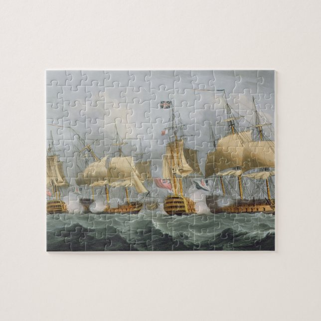 Quebra-cabeça Senhor Howe na rainha Charlotte, quebrando o ene (Horizontal)