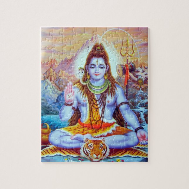 Quebra-cabeça Senhor Shiva Religião Hindu (Vertical)