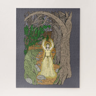 Quebra-cabeça Senhora Arcanja (Fada Senhora nos Bosques)