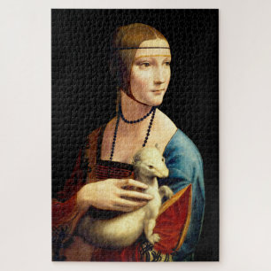 Quebra-cabeça Senhora com um Ermine por Leonardo Da Vinci