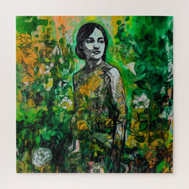 Quebra-cabeça Senhora Misteriosa (Vertical)