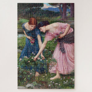 Quebra-cabeça Senhoras que escolhem Rosas, John William Waterhou