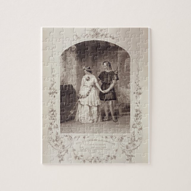 Quebra-cabeça Senhorita Jenny Marston como Perdita e Sr. F. (Vertical)