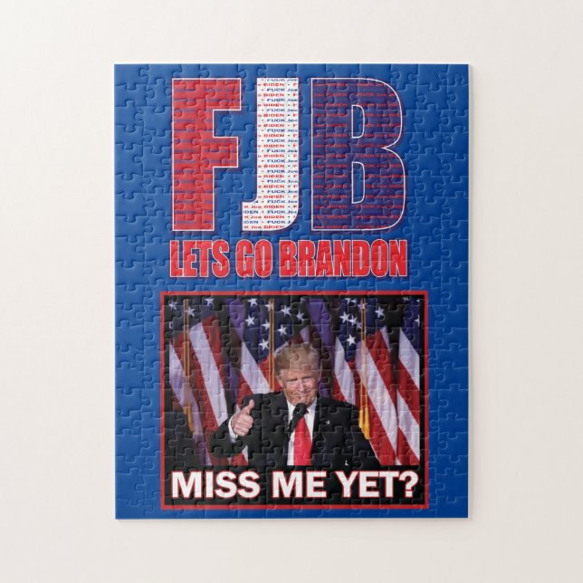 Quebra-cabeça Senhorita Me Ainda - Trump FJB (Vertical)