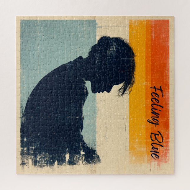 Quebra-cabeça Sensação de azul - Edição limitada (3) (Vertical)