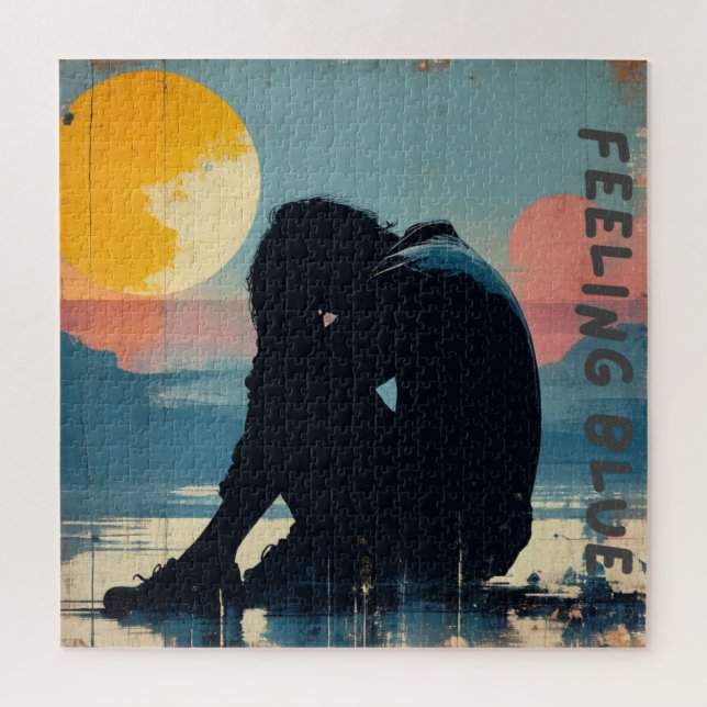 Quebra-cabeça Sensação de azul - Edição limitada (4) (Vertical)