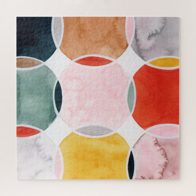 Quebra-cabeça Sensical - Padrão do círculo (Horizontal)