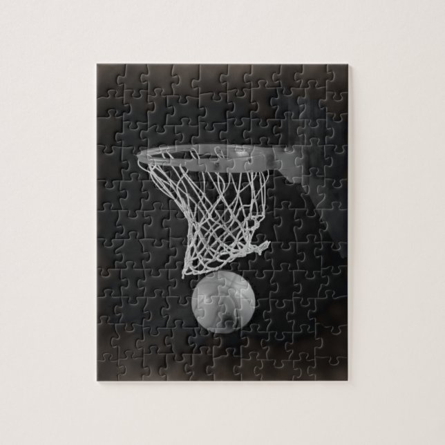 Quebra-cabeça Sépia Basquete (Vertical)