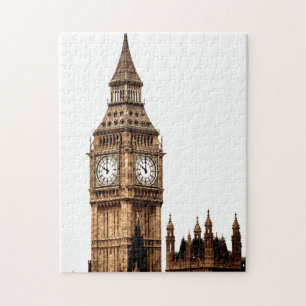 Quebra-cabeça Sepia Big Ben Tower Viagem Art