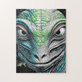 Quebra-cabeça Ser humano lagarto alienígena ser extraterrestre r