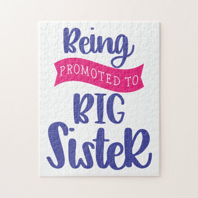 Quebra-cabeça Ser Promovido À Irmã Grande (Vertical)