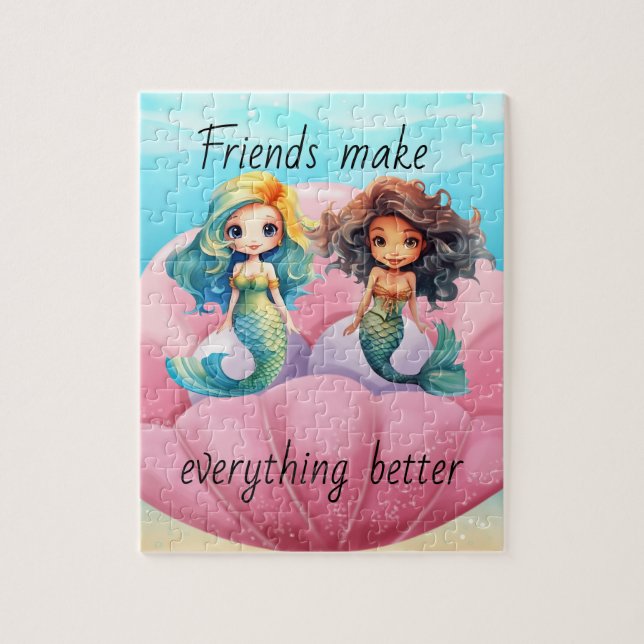 Quebra-cabeça sereia (Vertical)