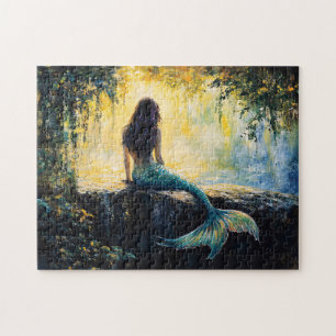 Quebra-cabeça Sereia na Pintura de Vaca