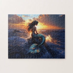 Quebra-cabeça Sereia Sunset