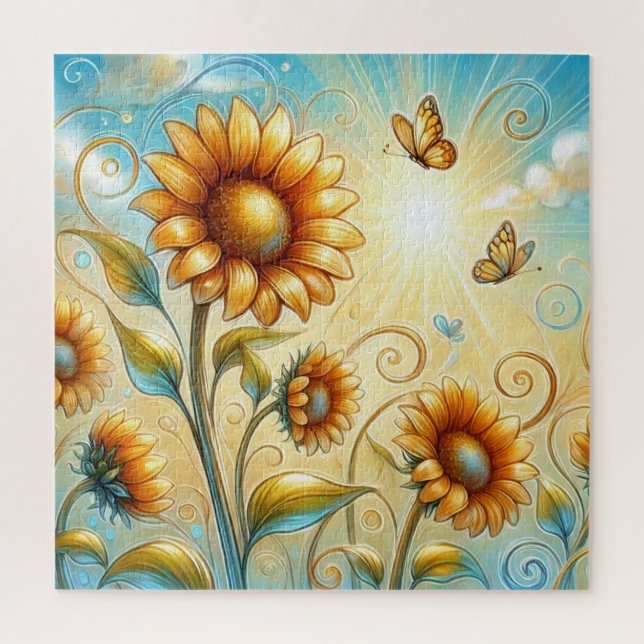 Quebra-cabeça Serenata de raios solares (Vertical)