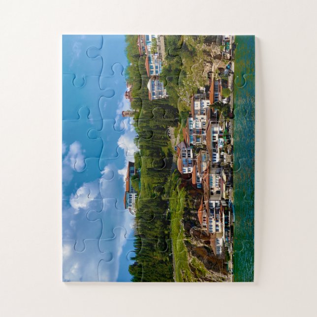 Quebra-cabeça Serenidade à Beira do Lago | Ohrid, Macedônia do N (Vertical)