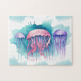 Quebra-cabeça - Série Aquarela: Floração de Águas-