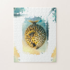 Quebra-cabeça Série Watercolor: Blowfish