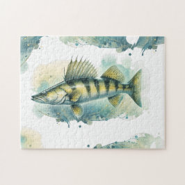 Quebra-cabeça Série Watercolor: Zander/Walleye