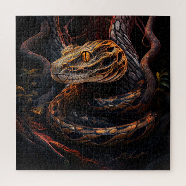 Quebra-cabeça Serpente (Vertical)