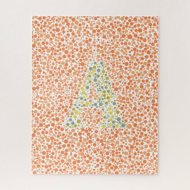 Quebra-cabeça Serra de vaivém alfa do teste do olho (Vertical)