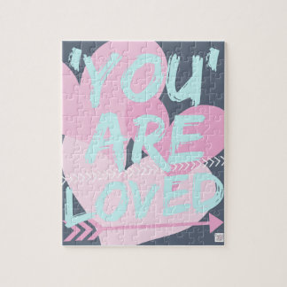 Quebra-cabeça Serra de vaivém inspirada da mensagem. Presente