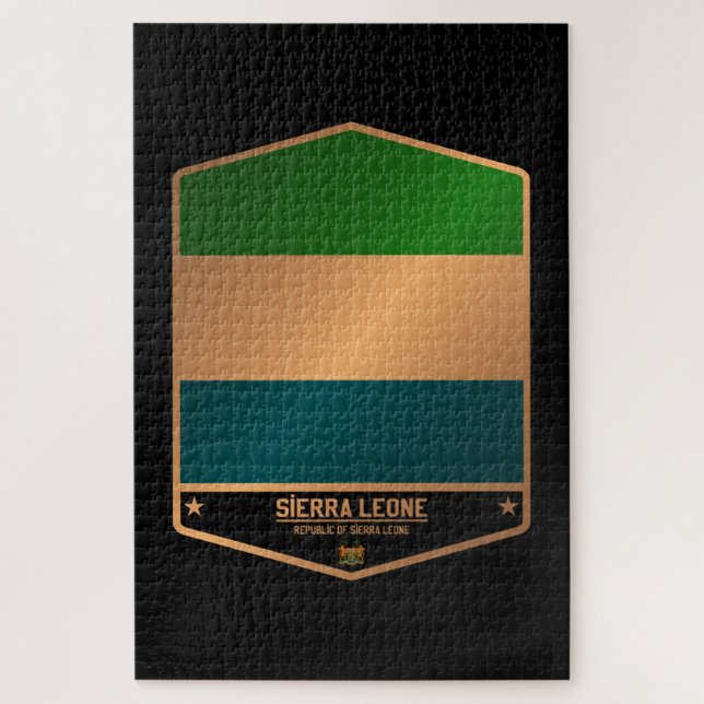 Quebra-cabeça Serra Leoa (Vertical)