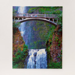 Quebra-cabeça Serra Tico-Tico Multnomah Falls Rio Columbia