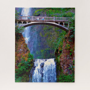 Quebra-cabeça Serra Tico-Tico Multnomah Falls Rio Columbia