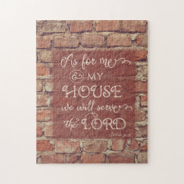 Quebra-cabeça Serveremos o Senhor - Joshua 24:15