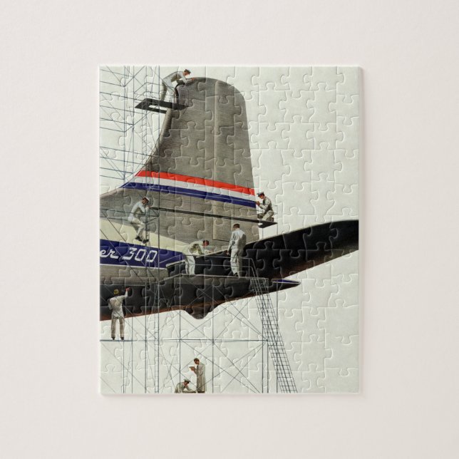 Quebra-cabeça Serviços de transporte de vinhetas, manutenção par (Vertical)