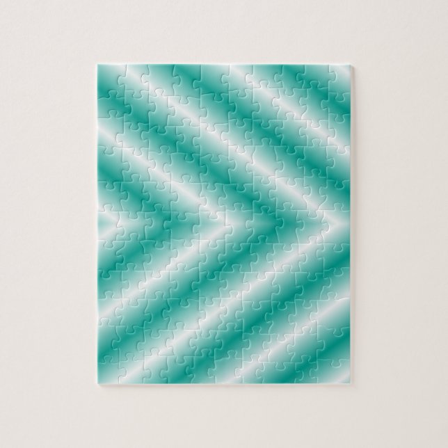 Quebra-cabeça Setas com Gradiente Verde e Branco (Vertical)