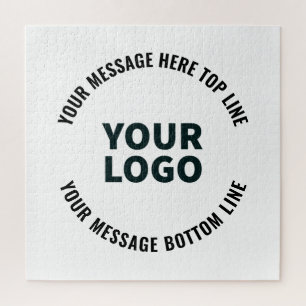Quebra-cabeça Seu Design de logotipo ou imagem Texto editável